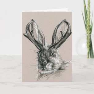 Jackalope Personalisiert Geburtstag Karte