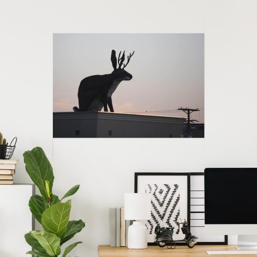 Jackalope Poster (Heimbüro)