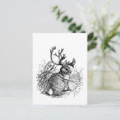 Jackalope Postkarte (Stehend Vorderseite)