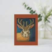 Jackalope Postkarte (Stehend Vorderseite)