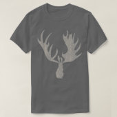 Jackalope Rabbit mit Elsenbügel T-Shirt (Design vorne)