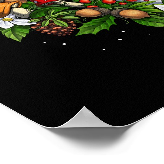 Jackalope Rabbit Poster (Ecke)