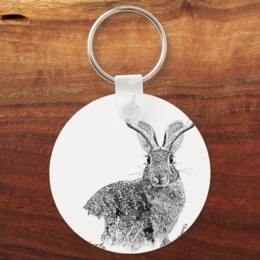 Jackalope Schlüsselanhänger (Vorderseite)