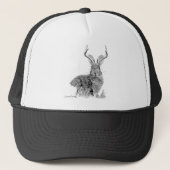 Jackalope Truckerkappe (Vorderseite)