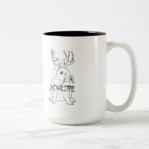 Jackalope Zweifarbige Tasse