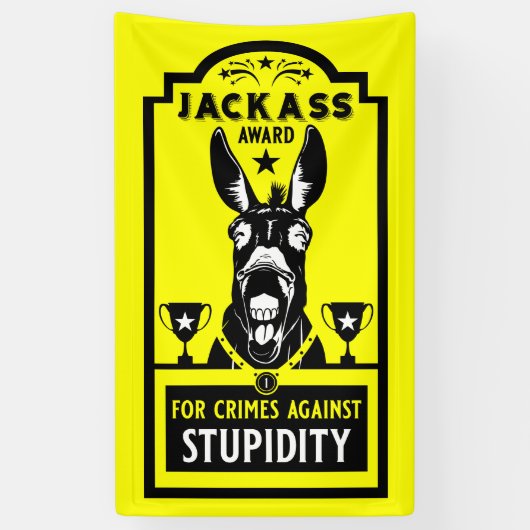 Jackass Award Banner (Vertikal)