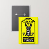 Jackass Award Button (Vorderseite/Rückseite)