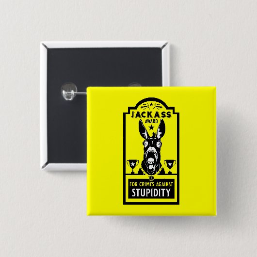 Jackass Award Button (Vorne & Hinten)