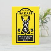 Jackass Award Dankeskarte (Stehend Vorderseite)