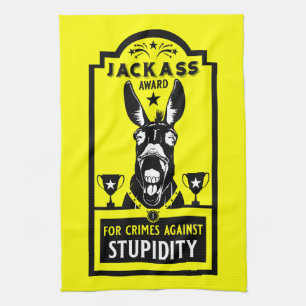 Jackass Award Geschirrtuch