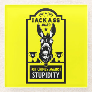 Jackass Award Glasuntersetzer