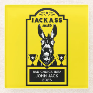 Jackass Award Glasuntersetzer