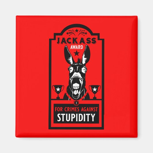 Jackass Award Magnet (Vorne)