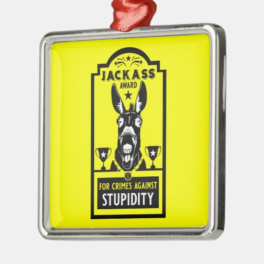 Jackass Award Ornament Aus Metall (Links)