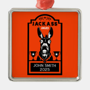 Jackass Award Ornament Aus Metall