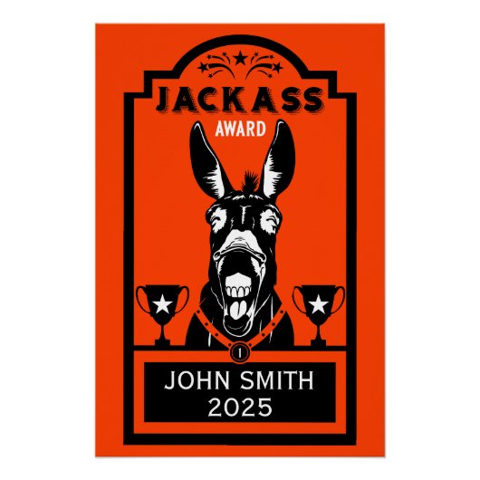 Jackass Award Poster (Vorderseite)