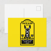 Jackass Award Postkarte (Vorne/Hinten)
