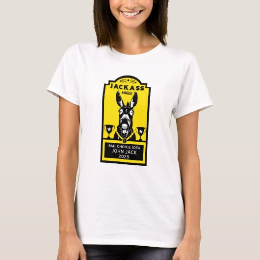 Jackass Award T-Shirt (Vorderseite)