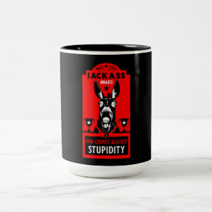 Jackass Award Zweifarbige Tasse