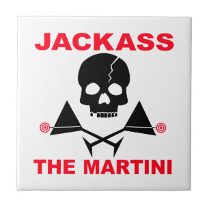Jackass, The Martini Untersetzerfliese Fliese