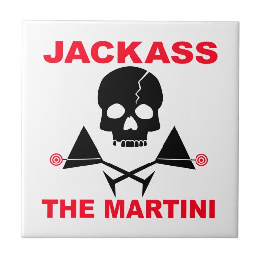 Jackass, The Martini Untersetzerfliese Fliese (Vorderseite)