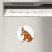 Jackass Whisperer Magnet (In Situ (Geschirrspüler))