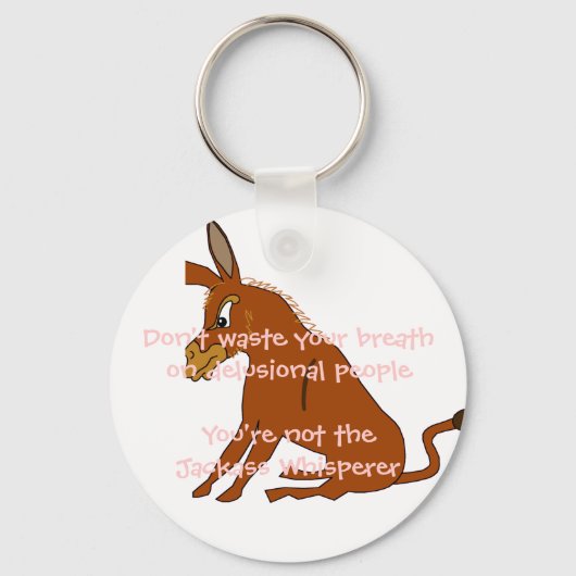 Jackass Whisperer Schlüsselanhänger (Vorderseite)