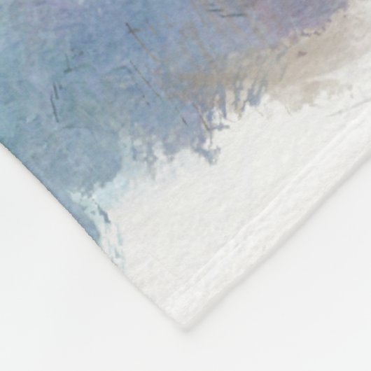 Jackdaw Watercolor Fleecedecke (Ecke)