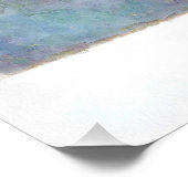 Jackdaw Watercolor Poster (Ecke)