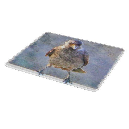 Jackdaw Watercolor Schneidebrett (Ecke)