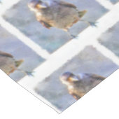 Jackdaw Watercolor Tischdecke (Schrägansicht)