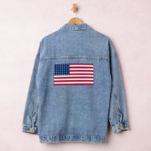 Jacke aus Jeans für Frauen, US-Flagge (Jacket) (Hangar)