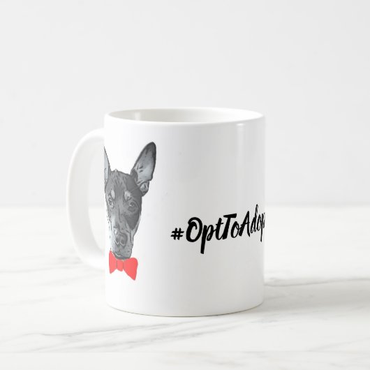 Jacke Kaffeetasse (Vorderseite Links)