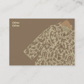 Jacke - mollig visitenkarte (Rückseite)