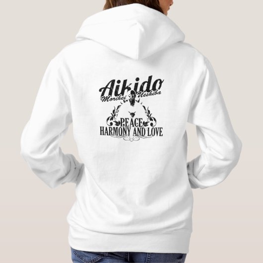 Jacke Sakura Aikido Hoodie (Rückseite)