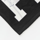 Jacked Frost Muscular Snowman Vintage Gym Fleecedecke (Ecke)