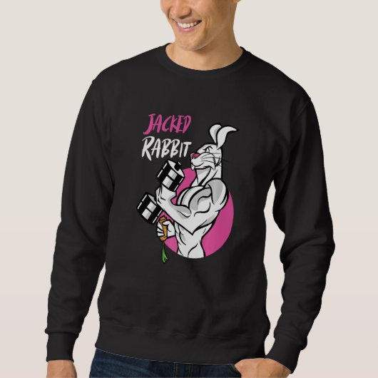 Jacked Rabbit Gym Rabbit Jumpy Rabbits Premium Sweatshirt (Vorderseite)