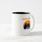 Jacked-Squatch Zweifarbige Tasse (VorderseiteRechts)