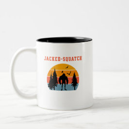 Jacked-Squatch Zweifarbige Tasse