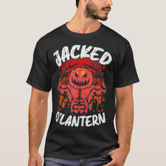 Jacken O Lantern Halloween Weightlift Muscle Wo