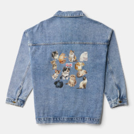 JACKET "CAT WHISPERER" DER FRAU JEANSJACKE