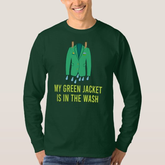 Jacket Green in Wash Funny Master Golf T-Shirt (Vorderseite)