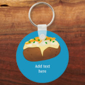 Jacket Spud - Backen von Kartoffeln und Ihrem Text Schlüsselanhänger (Vorderseite)