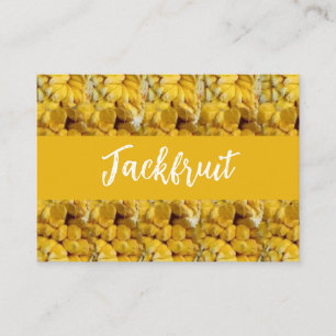 Jackfrucht tropisches Fruchtmuster Visitenkarte