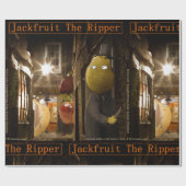 Jackfruit The Ripper Funny Rick London Geschenkpapier (Flach)