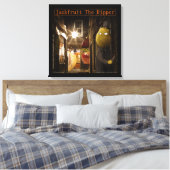 Jackfruit The Ripper Funny Rick London Leinwanddruck (Insitu (Schlafzimmer))