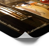 Jackfruit The Ripper Funny Rick London Poster (Ecke)