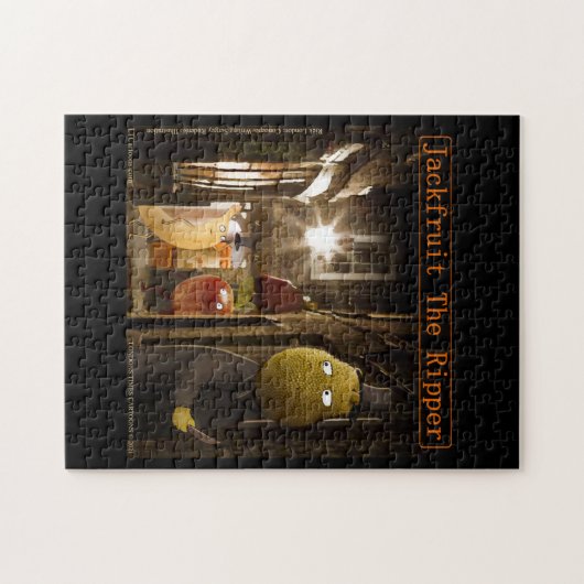 Jackfruit The Ripper Funny Rick London Puzzle (Horizontal)