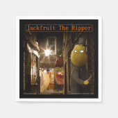 Jackfruit The Ripper Funny Rick London Serviette (Vorderseite)