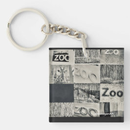 JackHoganArt Schwarzweiß-Schlüsselanhänger Schlüsselanhänger